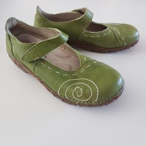 El Naturalists Yggdrasll Leather Mary Jane Clogs